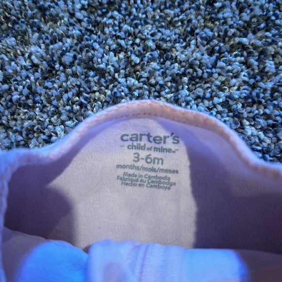 Carters Brand Footie Pajamas "Little Sister" Size 3-6 Months Great Condition - Picture 8 of 10